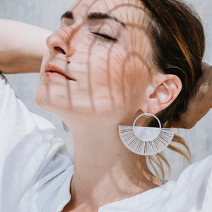 Boucles d'oreilles Eclipse - Argent